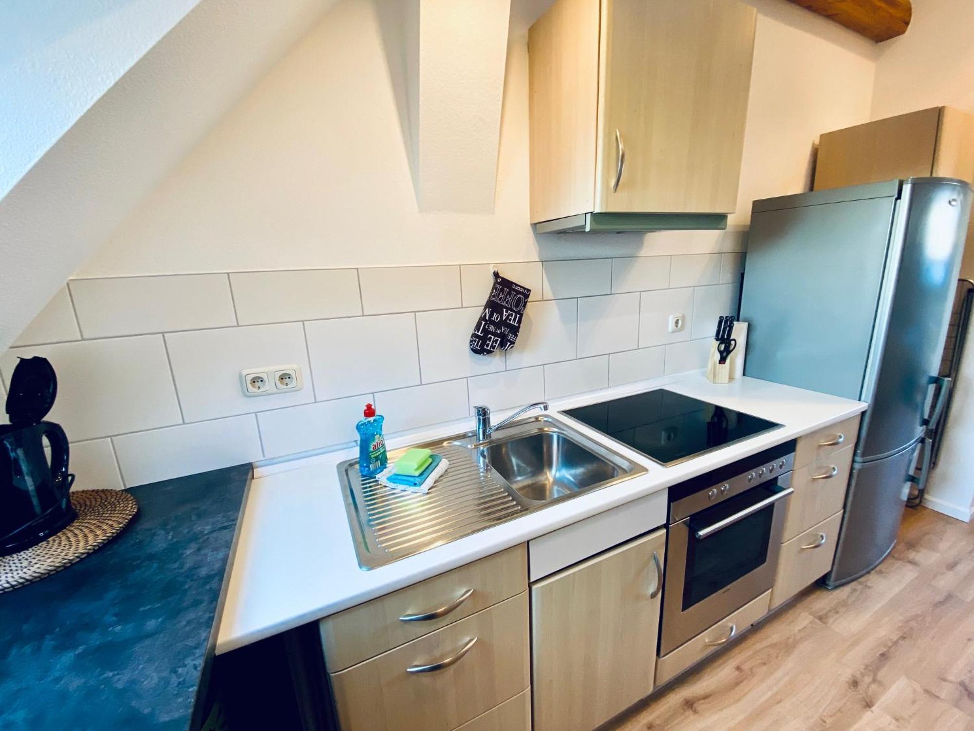 Apartment Schleusentor - Ferienwohnung Maisonette ロストック エクステリア 写真